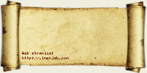 Una Gavranović vizit kartica